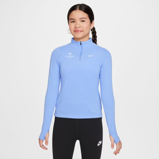 Rafa Nadal Academy Girl's Blue Long Sleeve T-Shirt