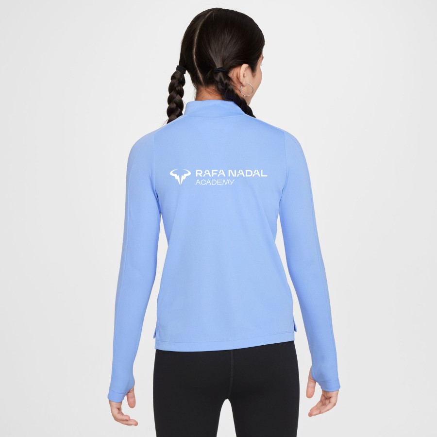 Rafa Nadal Academy Girl's Blue Long Sleeve T-Shirt