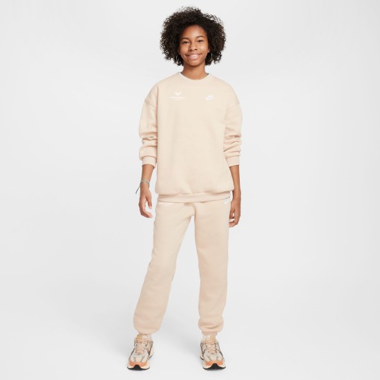 Rafa Nadal Academy Sweat-Shirt Beige Fille