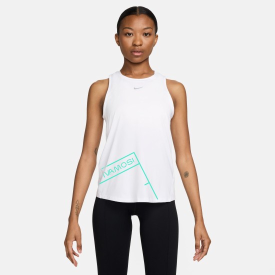 Rafa Nadal Academy Camiseta Tirantes Blanca Mujer
