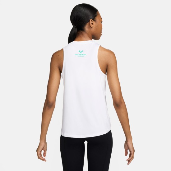 Rafa Nadal Academy Camiseta Tirantes Blanca Mujer