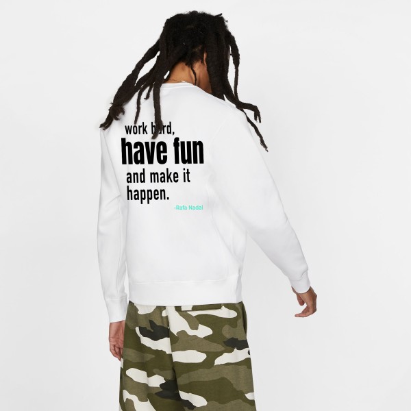 Rafa Nadal Academy Men's White Sweatshirt