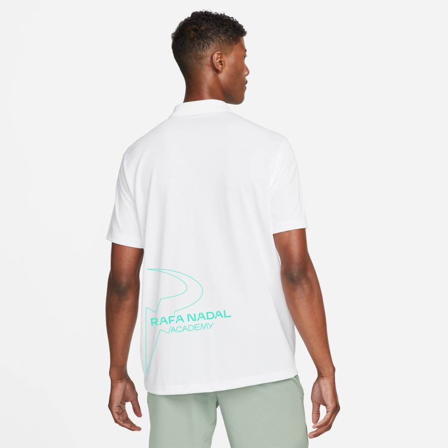 Rafa Nadal Academy Men's White Dry-fit Polo