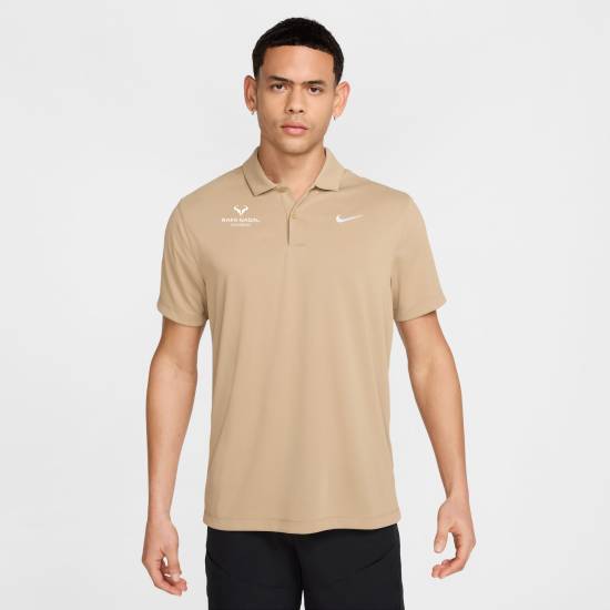 Rafa Nadal Academy Men's Beige Dry-fit Polo