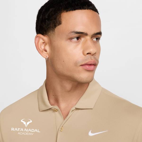 Rafa Nadal Academy Men's Beige Dry-fit Polo