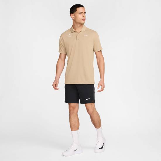 Rafa Nadal Academy Men's Beige Dry-fit Polo