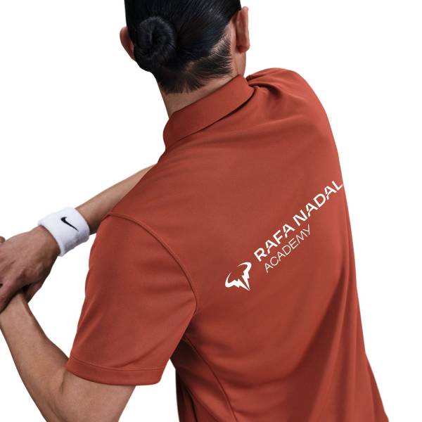 Rafa Nadal Academy Men's Brown Dry-fit Polo