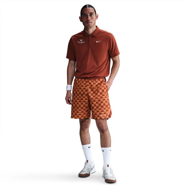 Rafa Nadal Academy Men's Brown Dry-fit Polo