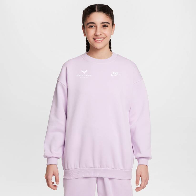 Rafa Nadal Academy T-shirt Manches Longues Blanc Fille