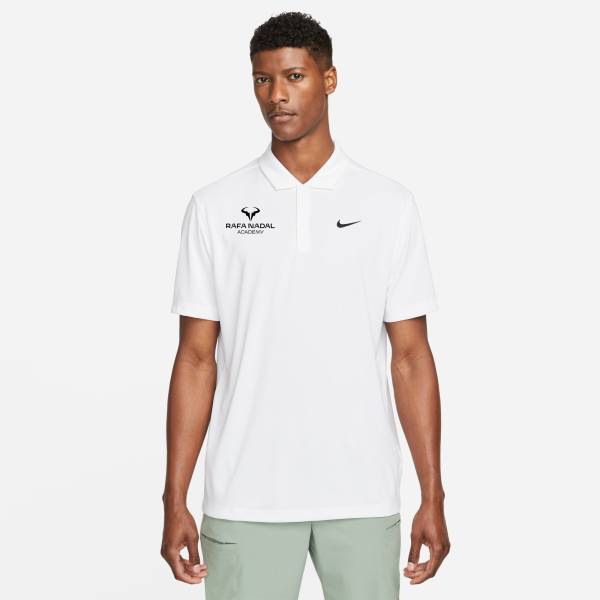 Rafa Nadal Academy Men's White Dry-fit Polo