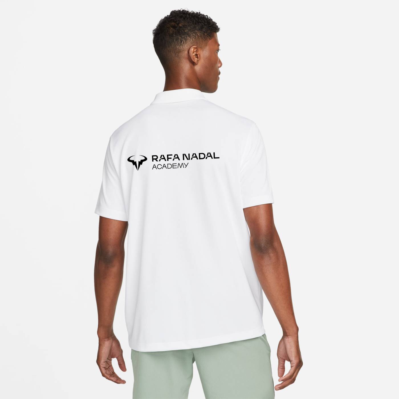 Rafa Nadal Academy Men's White Dry-fit Polo