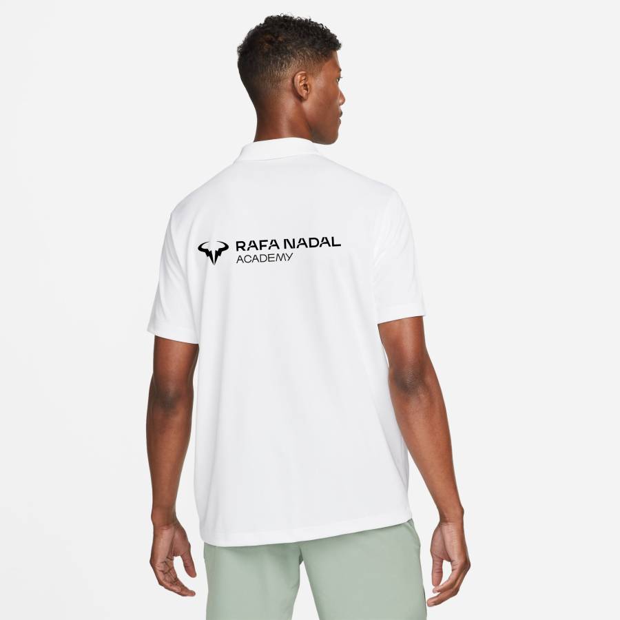 Rafa Nadal Academy Men's White Dry-fit Polo
