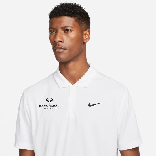 Rafa Nadal Academy Men's White Dry-fit Polo