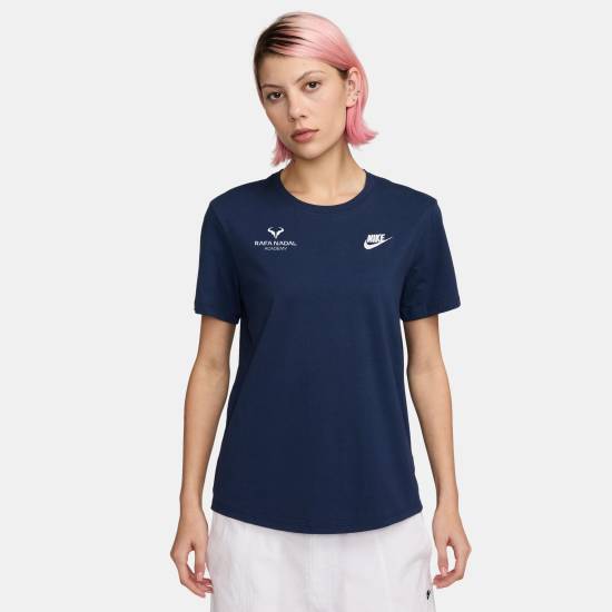 Rafa Nadal Academy T-Shirt Bleu Femme