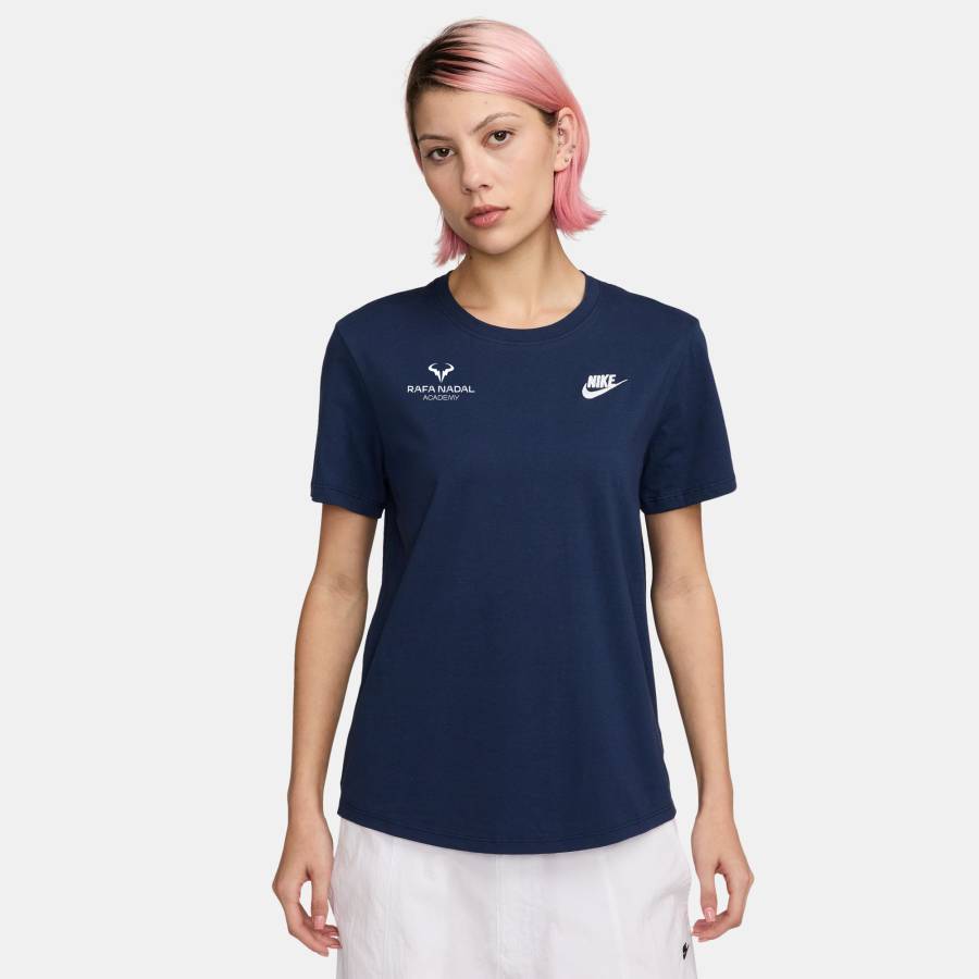 Rafa Nadal Academy T-Shirt Bleu Femme