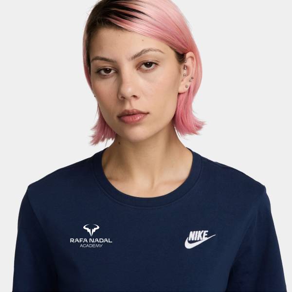 Rafa Nadal Academy T-Shirt Bleu Femme