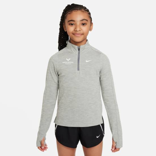 Rafa Nadal Academy T-shirt Manches Longues Gris Fille