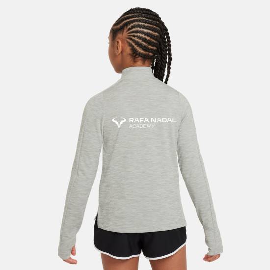 Rafa Nadal Academy T-shirt Manches Longues Gris Fille