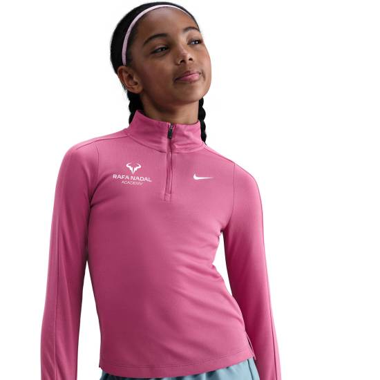 Rafa Nadal Academy T-shirt Manches Longues Rose Fille