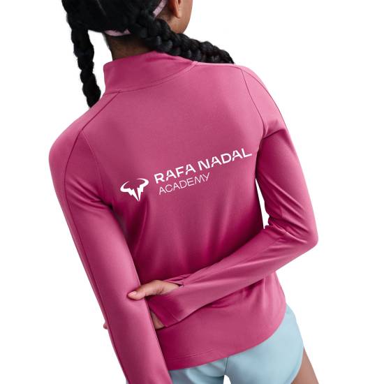 Rafa Nadal Academy T-shirt Manches Longues Rose Fille