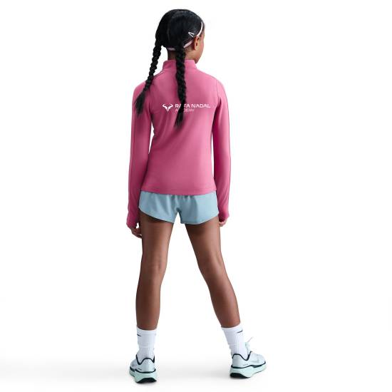 Rafa Nadal Academy T-shirt Manches Longues Rose Fille