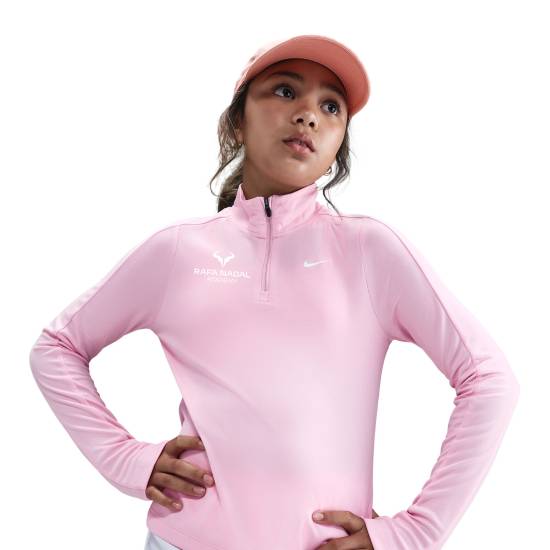 Rafa Nadal Academy T-shirt Manches Longues Rose Fille