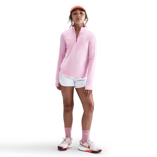 Rafa Nadal Academy T-shirt Manches Longues Rose Fille