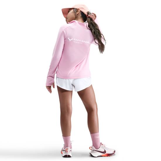 Rafa Nadal Academy T-shirt Manches Longues Rose Fille