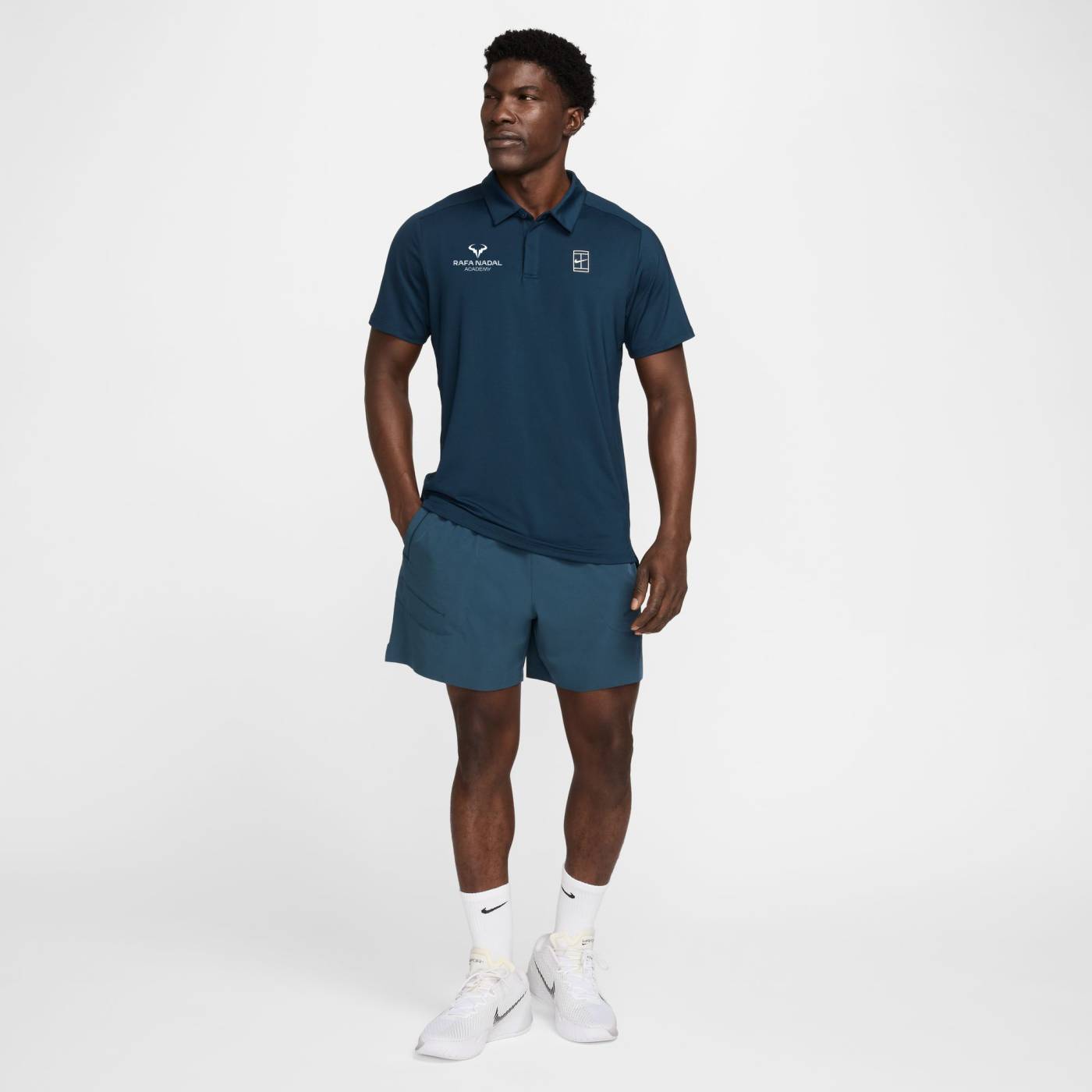 Rafa Nadal Academy Polo Tenis Azul Hombre