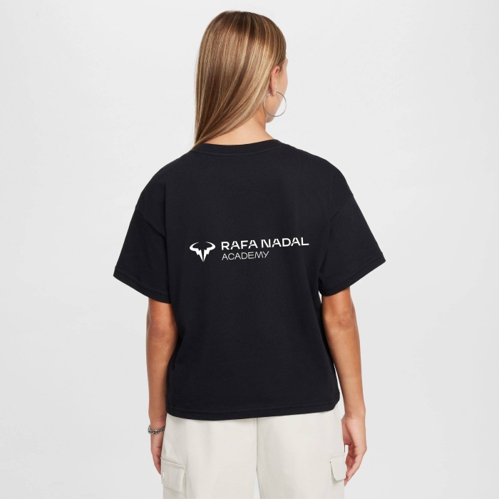 Rafa Nadal Academy T-shirt Noir Fille