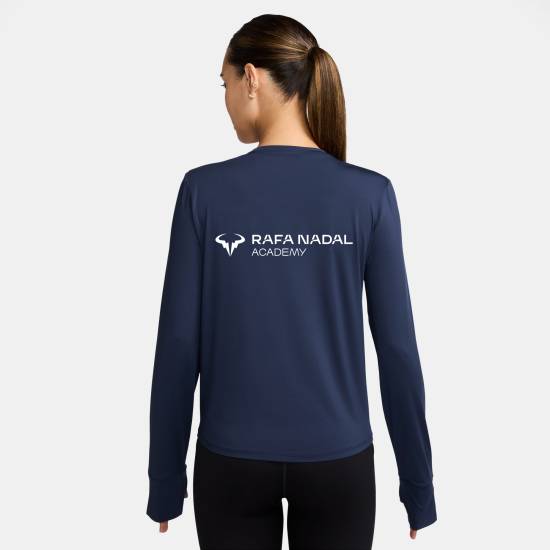 Rafa Nadal Academy T-shirt Manches Longues Bleu Femme