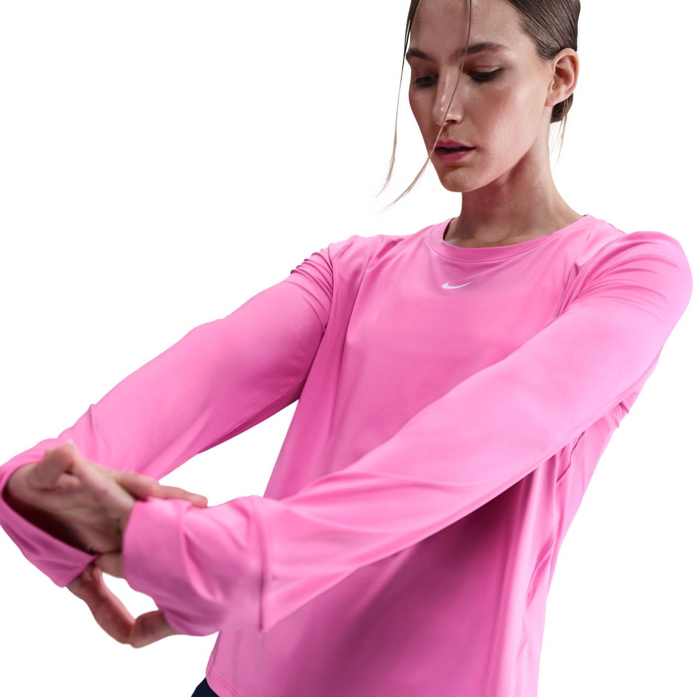 Rafa Nadal Academy T-shirt Manches Longues Rose Femme