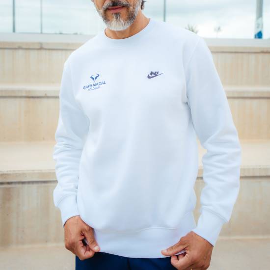 Rafa Nadal Academy Sudadera Blanca Hombre
