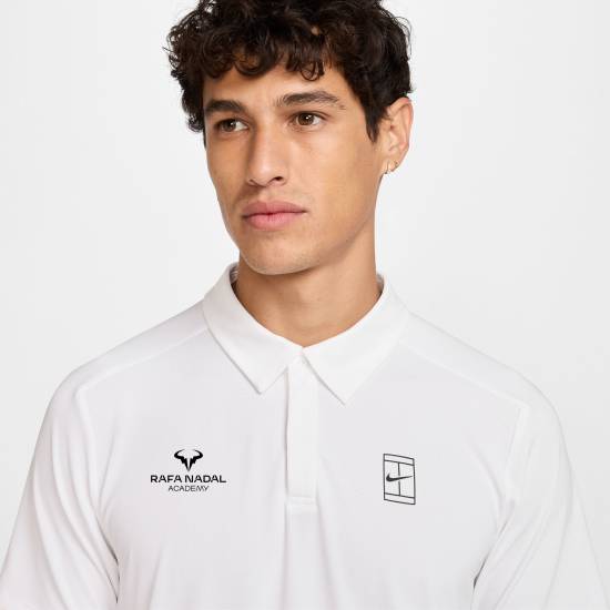 Rafa Nadal Academy Polo Dry Fit Blanc Homme