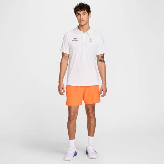 Rafa Nadal Academy Polo Dry Fit Blanc Homme