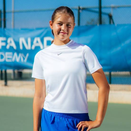 Rafa Nadal Academy Camiseta Blanca Infantil