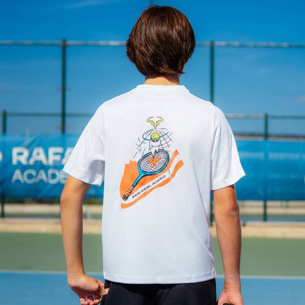 Rafa Nadal Academy Camiseta Blanca Infantil