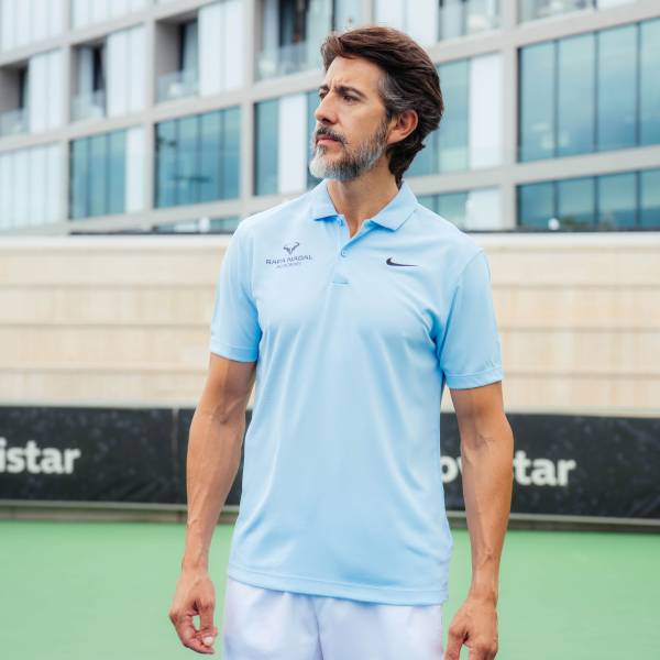 Rafa Nadal Academy Men's Blue Dry-fit Polo