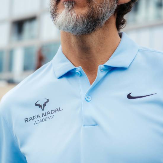 Rafa Nadal Academy Polo Tenis Azul Hombre