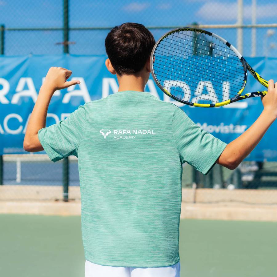 Rafa Nadal Academy Camiseta Verde Infantil