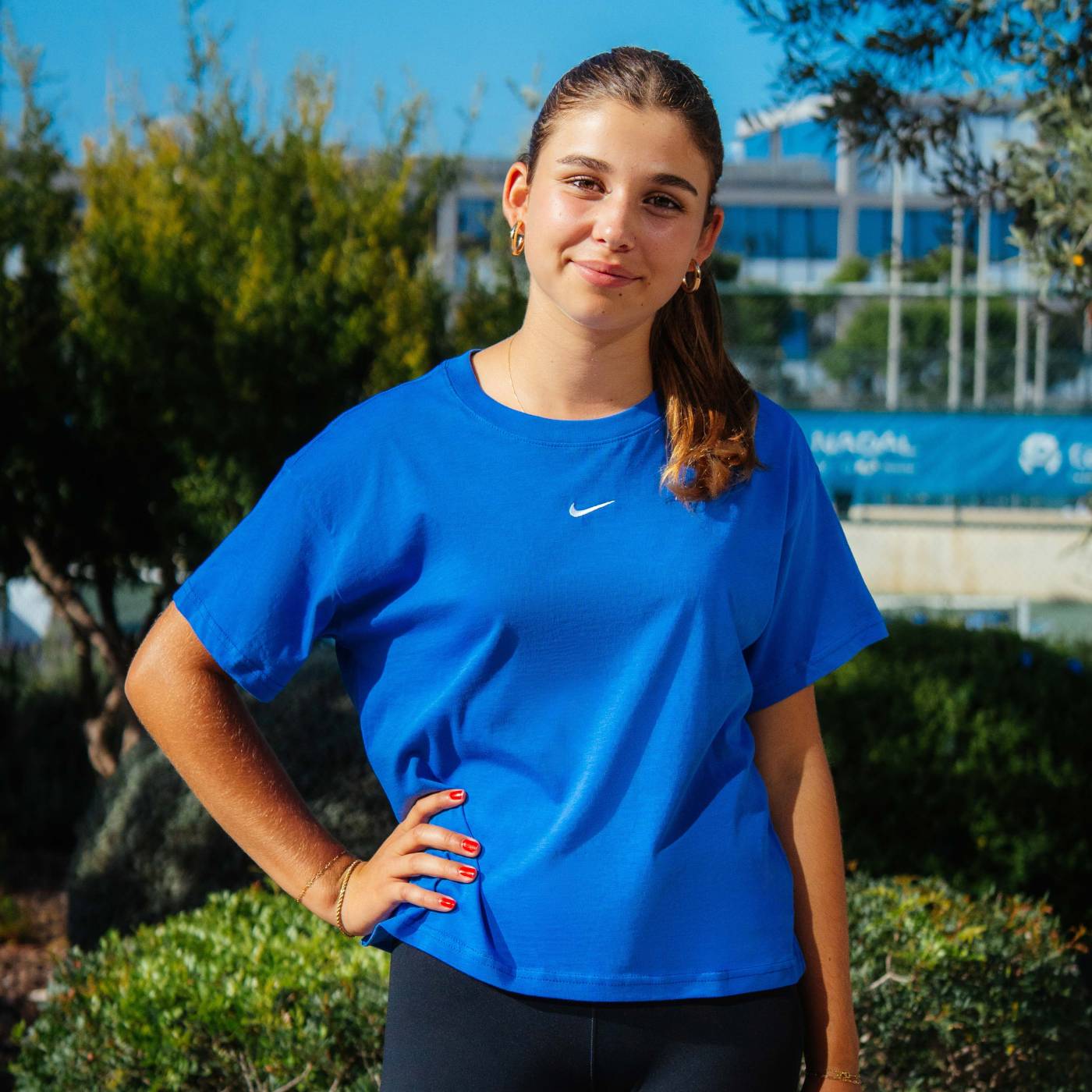Rafa Nadal Academy Girl's Blue T-Shirt