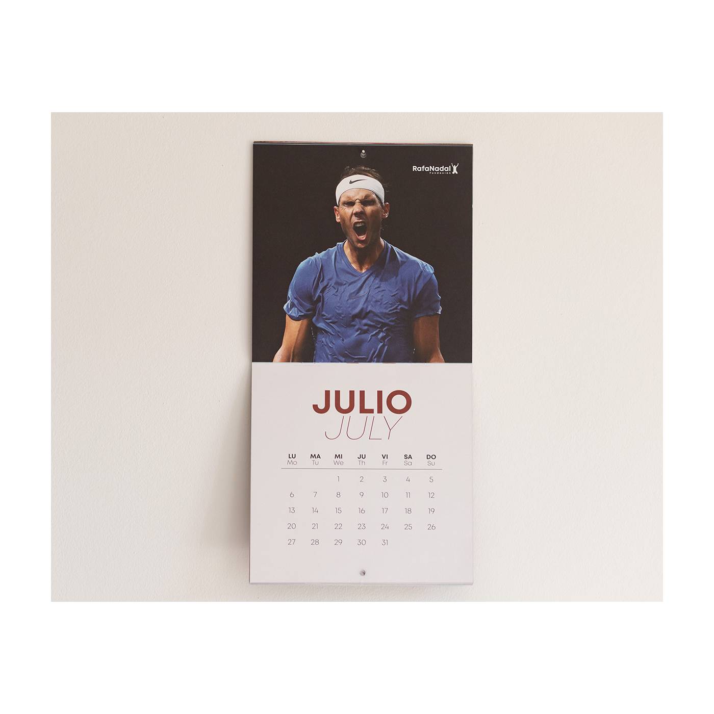 Rafa Nadal's Foundation Wall Solidarity Calendar 2025