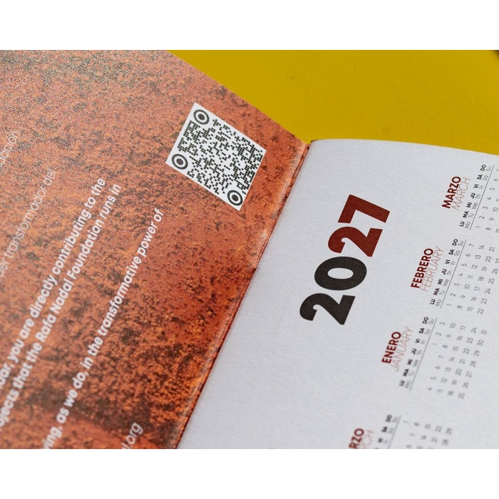 Fondation Rafa Nadal Calendrier Solidarité Mural 2026