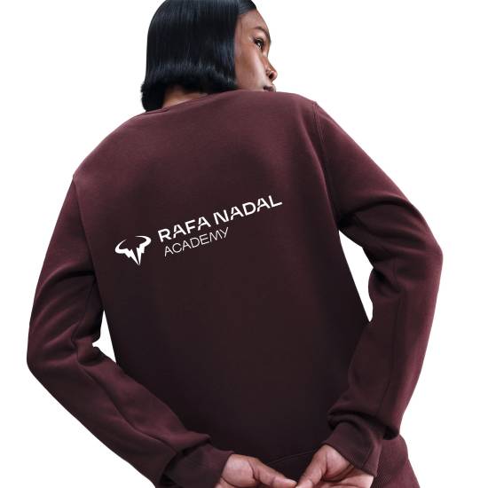 Rafa Nadal Academy Sudadera Burdeos Mujer
