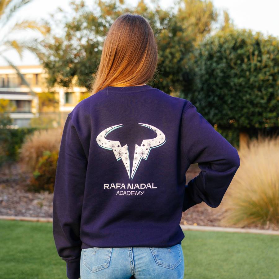 Rafa Nadal Academy Unisex Blue Christmas Sweatshirt