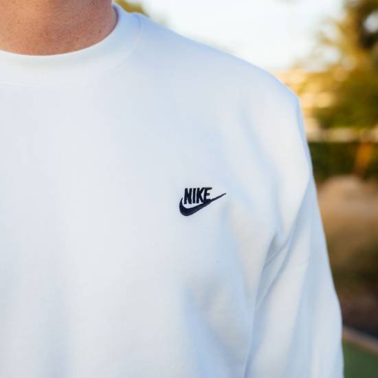 Rafa Nadal Academy Sweat-shirt de Noël blanc unisexe