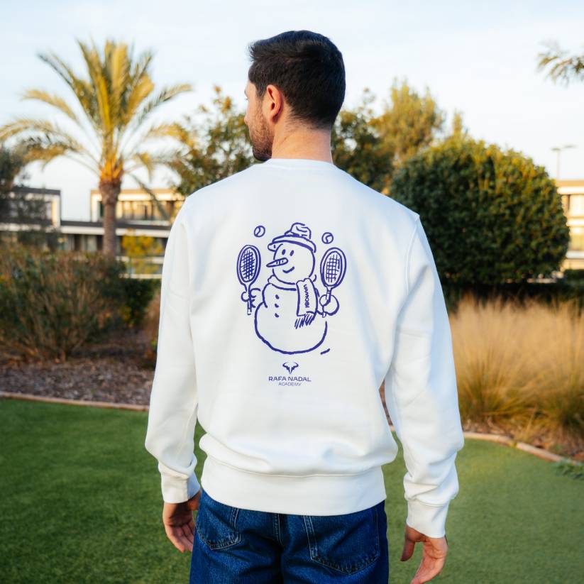Rafa Nadal Academy Men's White Sweatshirt