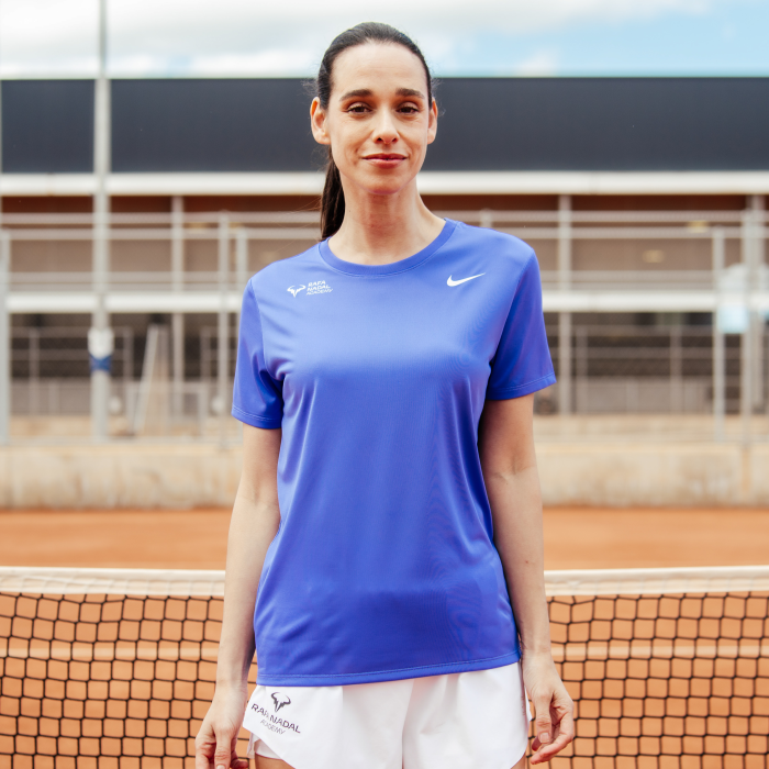Rafa Nadal Academy Camiseta Morada Mujer