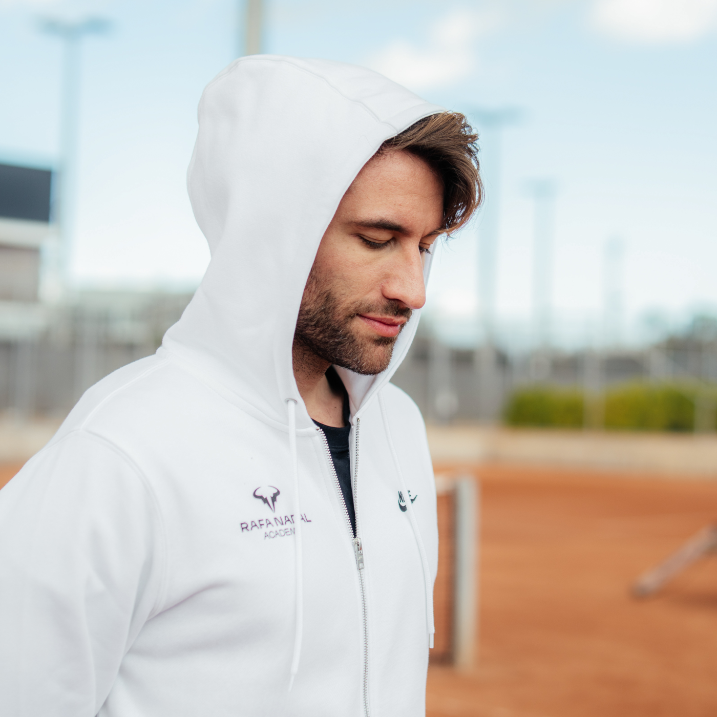 Rafa Nadal Academy Sudadera Blanca Hombre