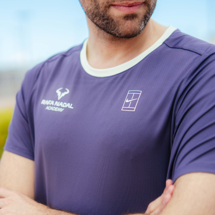 Rafa Nadal Academy Camiseta Lila Hombre